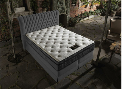 Letto matrimoniale in velluto, letti imbottiti camera da letto matrimoniale, letto a molle.