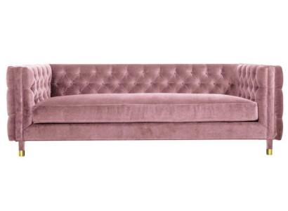 Divano Chesterfield rosa Set di mobili creativi 4 posti nuova xxl Grande divani