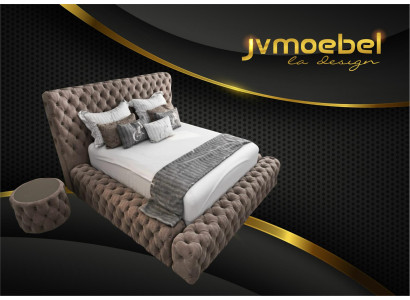 Tessile letto Arredamento Camera da letto Mobili di lusso Letti moderni Chesterfield Boxspring Nuovo