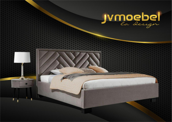 Boxspring letto di lusso Letti Doppi Mobili Tessuto 140 160 180 x 200 cm Camera da letto