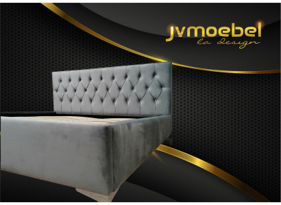 Chesterfield Tessile Letto Imbottito Design 140x200 Letto Matrimoniale Letti Struttura del Letto