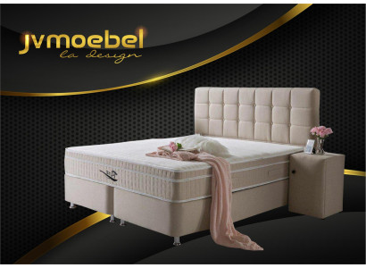 Letto Boxspring matrimoniale Camera da letto di lusso Letti matrimoniali designer Nuovi 160x200