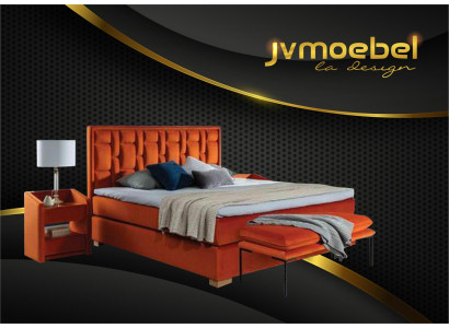 Testo del letto Tessuto Mobili da camera da letto Letti moderni 140x200 Struttura del letto Boxspring Nuovo