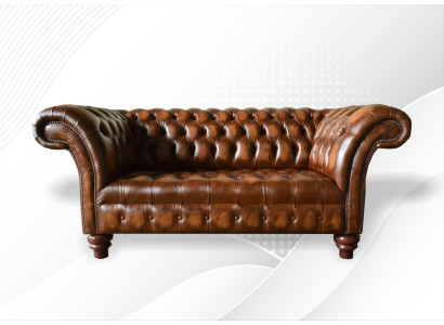 Design divano Chesterfield 2 posti marrone divano imbottito divani soggiorno divano nuovo