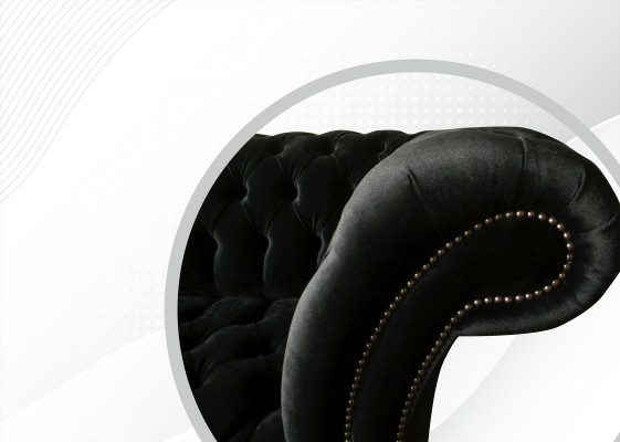 Chesterfield divano a due posti 2 posti Classico Nuovo Divanetti Sofà Imbottiti Nuovo