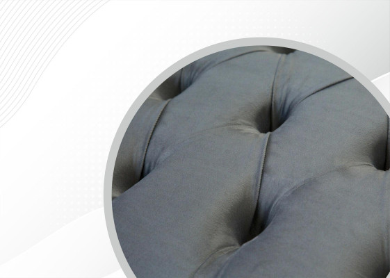 Design divano Chesterfield in tessuto poltrona 1.5-posti divani imbottiti Lounge Club Nuovo