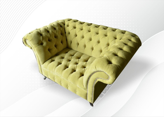 Chesterfield divano divano set 1,5 posti classico poltrona.