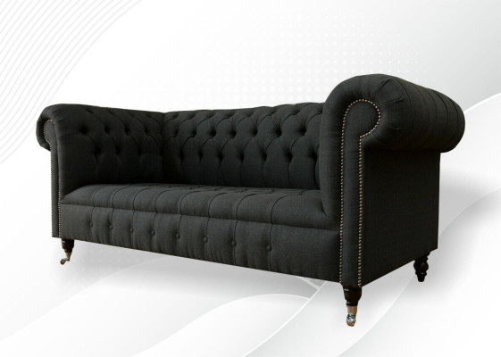 Design Divano Divani Divani Tessuto Moderno Set di divani a tre posti Imbottito
