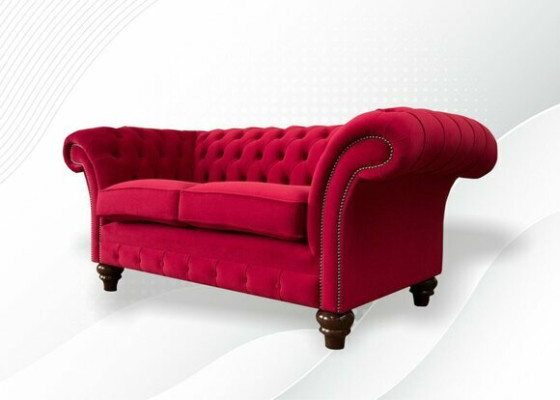 Divano a 2 posti Design divano moderno in tessuto testurizzato con funzione letto nuovi