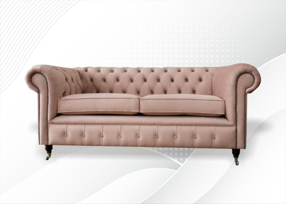 Design imbottitura seduta divano 3 posti divano Chesterfield divani divani tessuto stoffa