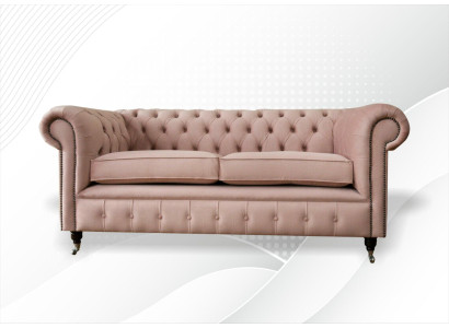 Design imbottitura seduta divano 3 posti divano Chesterfield divani divani tessuto stoffa