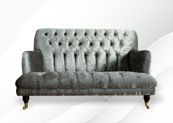 Sofà 2 pezzi Design Chesterfield Divano Imbottito Divano Divani Moderni di lusso Nuovo