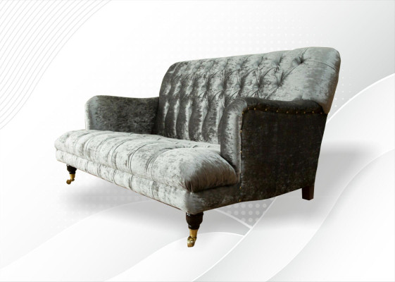 Sofà 2 pezzi Design Chesterfield Divano Imbottito Divano Divani Moderni di lusso Nuovo
