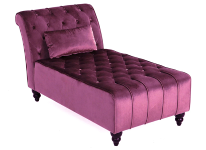Lila Chaiselongue Chesterfield Mobili Chaise longue Soggiorno Design moderno