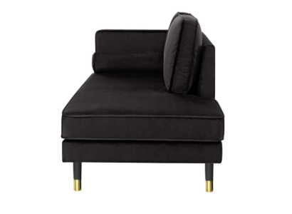 Chaise longue Mobili creativi Nuovo Design moderno del soggiorno Nero Divano