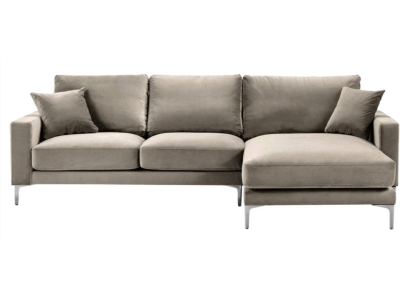 Divano angolare beige in stoffa design soggiorno divani imbottiti divani angolari nuovi