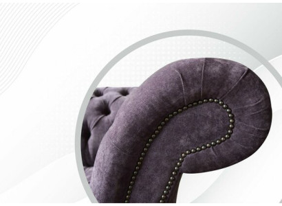 Divano 4 posti in stile moderno in tessuto Chesterfield Sofas nuovo.