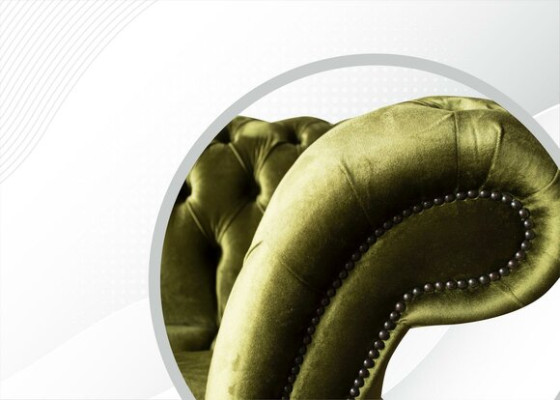 Divano a due posti 2 posti classico imbottito nuovo divani Chesterfield divano nuovo