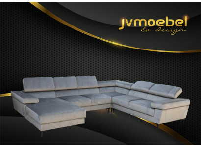 Divano ad angolo a forma di U, salotto imbottito in tessuto, divano ad angolo, divani, divani nuovi.