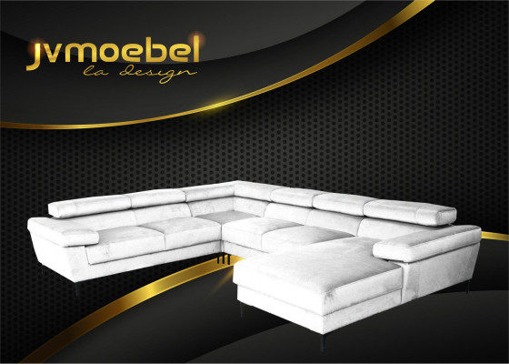 Divano ad angolo a forma di U, salotto imbottito in tessuto, divano ad angolo, divani, divani nuovi.