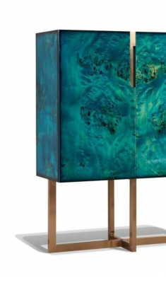 Mobiletto credenza da soggiorno con cassetti, design moderno, mobili di lusso in legno.