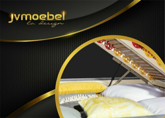 Set completo per la camera da letto Letto 2x Comodino 3 pezzi Set Designer Letti di lusso