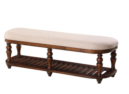 Sgabello Poggiapiedi Piede Mobili Casa Panchine Sedia Pelle Beige Design Tessuto
