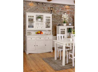 Mobile credenza in stile country, cassettiere, credenza, mobili per la casa di campagna, cassettone in legno massello