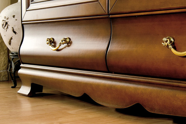 Classico armadio armadio armadio guardaroba armadio in legno - Modello N-2D.