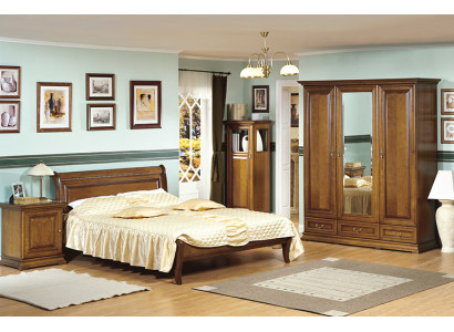 Letto classico Letti 140/160/180x200cm Mobili italiani Letto matrimoniale Matrimoniale Nuovo