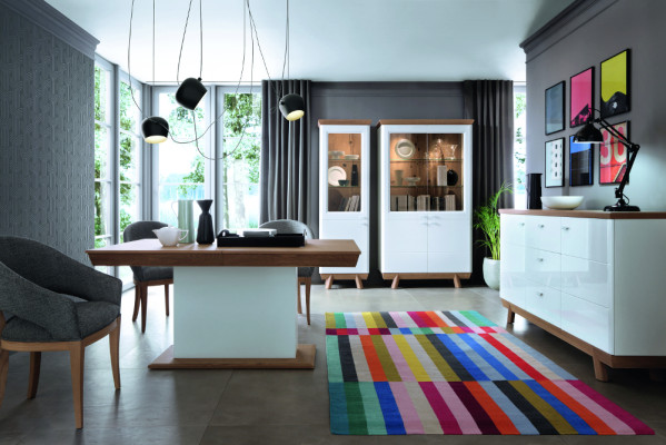 Tavolo da pranzo di design di alta qualità Tavoli da pranzo in legno Tavolo dell'hotel Nuovo Aspen AS-S1