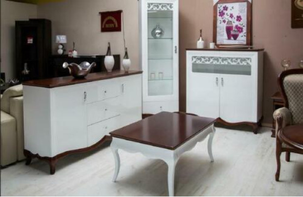 Cassettiera XXL Designer in legno massiccio, armadio comò grande, nuovo MIK3sz