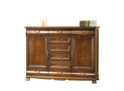 Comò classico mobiletto da appoggio in stile country, modello N-K6A.