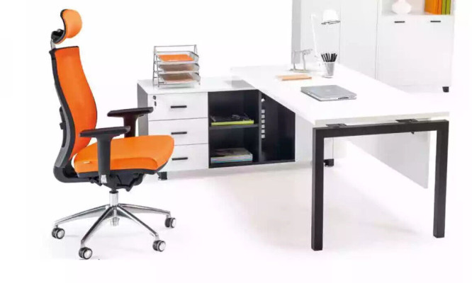 Mobili per ufficio Arredamento Scrivania Armadietto da ufficio Tavolino da salotto Set di 4 pezzi
