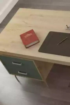 Designer moderno scrivania di lusso in legno marrone mobili per ufficio scrivanie nuove