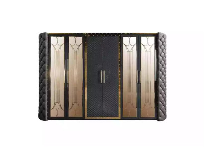 Armadio guardaroba Armadio Chesterfield Armadi design Imbottiti 315cm