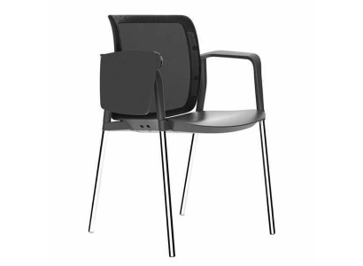 Poltrona moderna di alta qualità, design elegante, sedia nera elegante, sedia da ufficio.