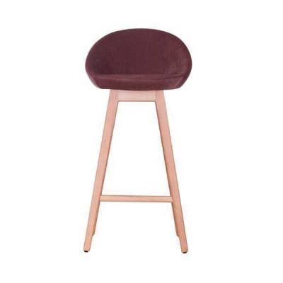 Moderna sedia viola design sgabello di bar sedia di legno elegante mobili di lusso sgabello