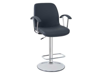 Grigio moderno sedia da designer sgabello da bar in metallo elegante mobili di lusso sgabello