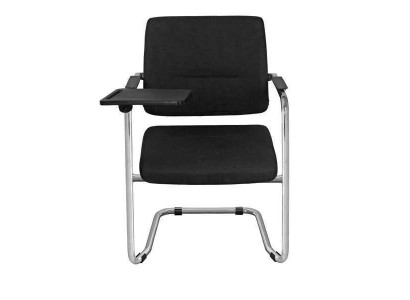 Elegante sedia nera, sedia moderna di alta qualità, sedia da ufficio di design nuova