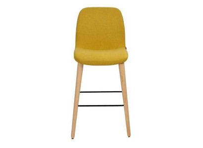 Sedia da pranzo di lusso gialla Sedia design Sedia con schienale Mobili Sedia di legno Nuova  Sedia da pranzo di lusso gialla Sedia design Sedia con schienale Mobili Sedia di legno Nuova
