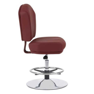 Sgabello moderno da bar design in metallo, sgabello da sala da pranzo marrone nuovo.