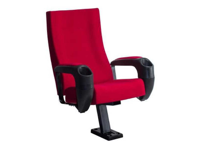 Poltrona moderna Poltrona divano 1 posto per cinema teatro design di lusso Rosso Tessile