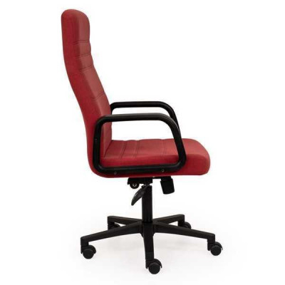 Sedia per ufficio moderna di alta qualità in stile gaming, sedia girevole rossa.