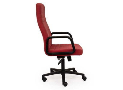 Sedia per ufficio moderna di alta qualità in stile gaming, sedia girevole rossa.