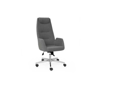 Mobili girevoli moderni e comodi grigi, sedia da ufficio, sedia da gioco, sedia da ufficio nuova