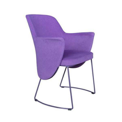 Sedia da pranzo sedia sedia da cucina poltrona luogo sedile tessuto moderno legno viola La sedia da pranzo è una sedia da cucina con un sedile in tessuto moderno in legno viola.