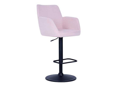 Sgabello Bar Rosa Elegante Sgabello da Bar Sedia Design Metallo Sedia da Pranzo Nuova