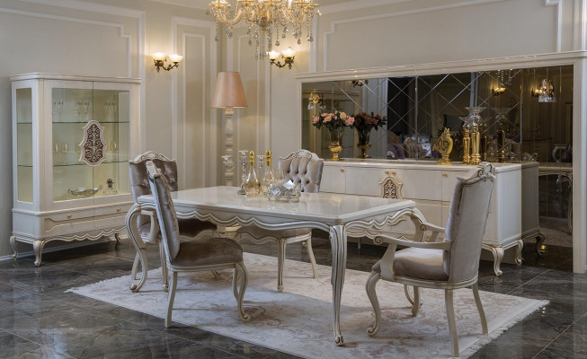 Classico tavolo da pranzo 4 sedie sala da pranzo gruppo tavolo tavoli set da pranzo 5 pezzi