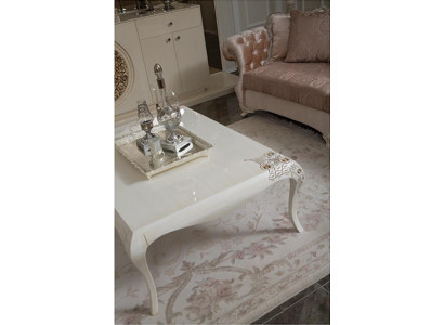 Tavolino da salotto Tavolino da caffè Design Arredamento Lusso Legno Classico Nuovo